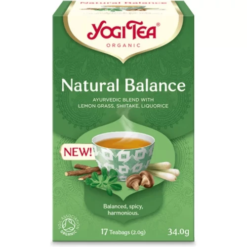 YOGI TEA® TERMÉSZETES EGYENSÚLY BIO TEA SHIITAKE GOMBÁVAL - Natur Reform - Natur Reform