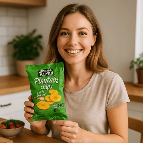 Samai Plantain chips tengeri sós 75 g