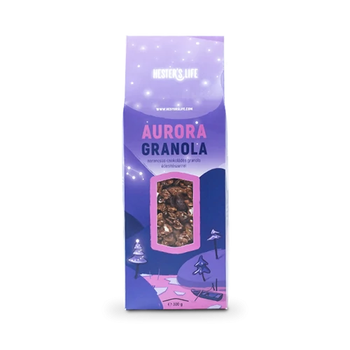 Hester's life Aurora granola - narancsos-csokoládés granola 300 g