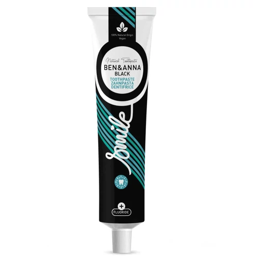BEN&amp;ANNA Black natúr fogkrém aktív szénnel 75 ml – Natur Reform