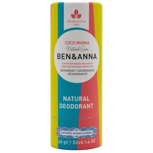 BEN&amp;ANNA Coco Mania natúr deo stift 40 g – Natur Reform