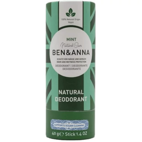 BEN&amp;ANNA Mint Natúr deo stift 40 g – Natur Reform