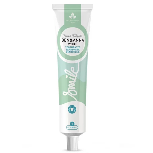 BEN&amp;ANNA White natúr fogkrém 75 ml – Natur Reform