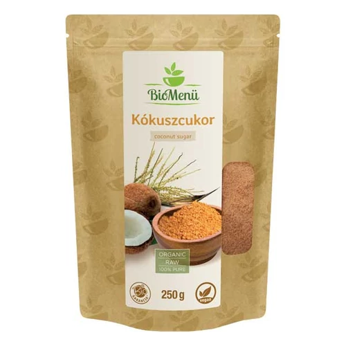 BioMenü BIO KÓKUSZCUKOR 250 g – Natur Reform