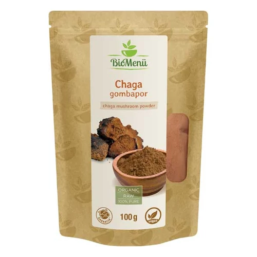 BioMenü BIO CHAGA gombapor 100 g - Natur Reform