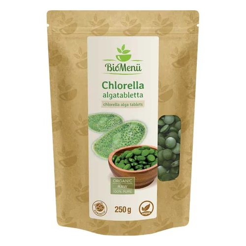 BioMenü BIO CHLORELLA ALGA tabletta 250 g - Natur Reform