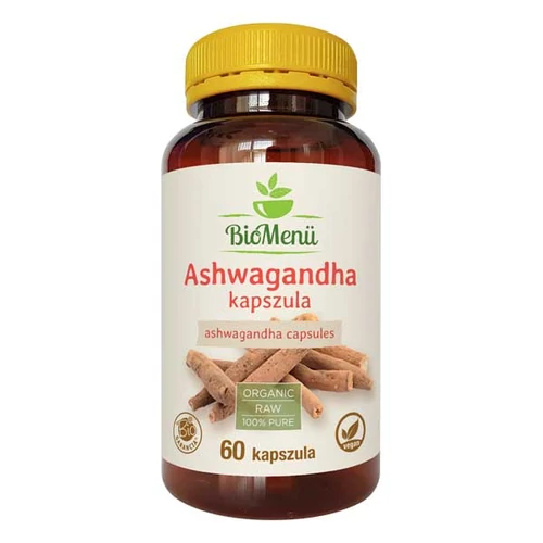 BioMenü BIO ASHWAGANDHA kapszula 60 db - Natur Reform