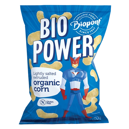 Biopont Extrudált kukorica, enyhén sós, gluténmentes 70 g – Natur Reform