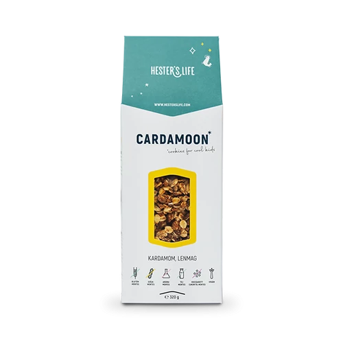 Hester's life Cardamoon cookies - Kardamomos-lenmagos gabonapehely 320 g