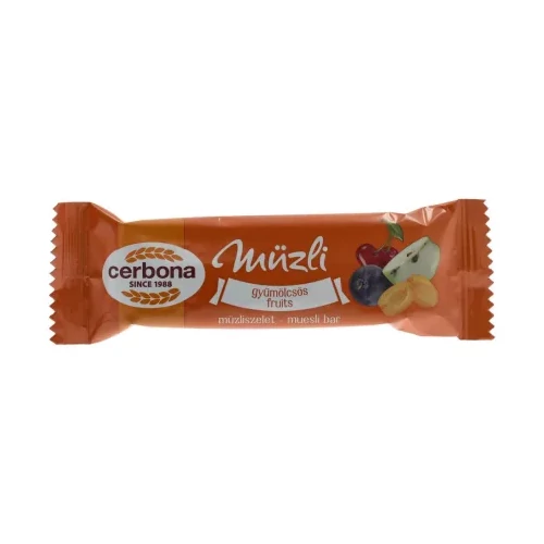 Cerbona Müzliszelet Gyümölcsös 20 g