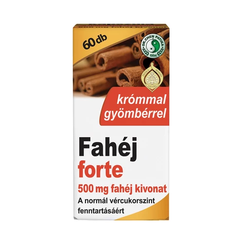 Dr. Chen Fahéj forte kapszula gyömbérrel és krómmal - 60 db - Natur Reform