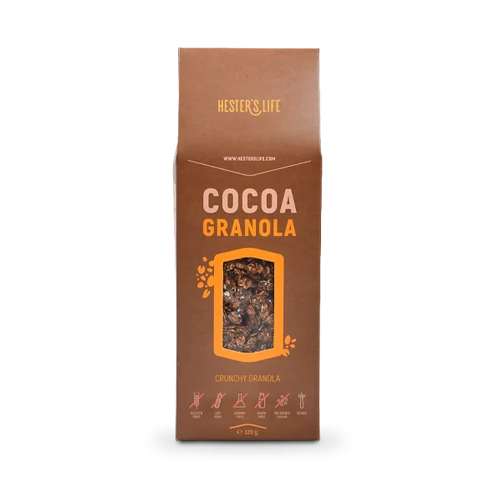 Hester’s life cocoa granola – kakaós granola 320 g