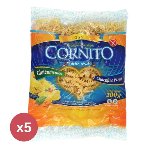 Cornito Gluténmentes Száraztészta Orsó 5X200 g