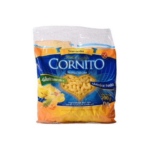 Cornito Gluténmentes Száraztészta Szarvacska 200 g – Natur Reform