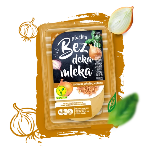 Bez deka mleka Füstölt szeletek szendvicshez pirított hagymával 100 g 