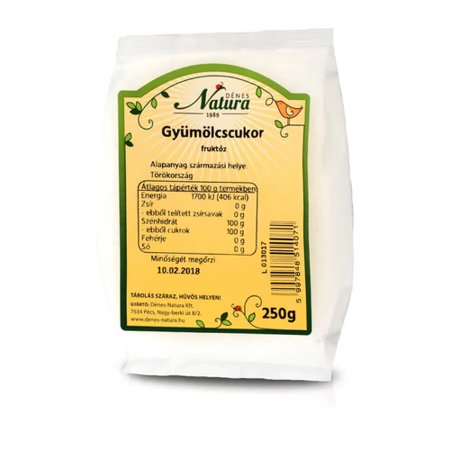 Dénes Natura Gyümölcscukor 250 g - Natur Reform