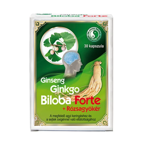 Dr. Chen Ginseng ginkgo biloba forte kapszula - 30 db - Natur Reform