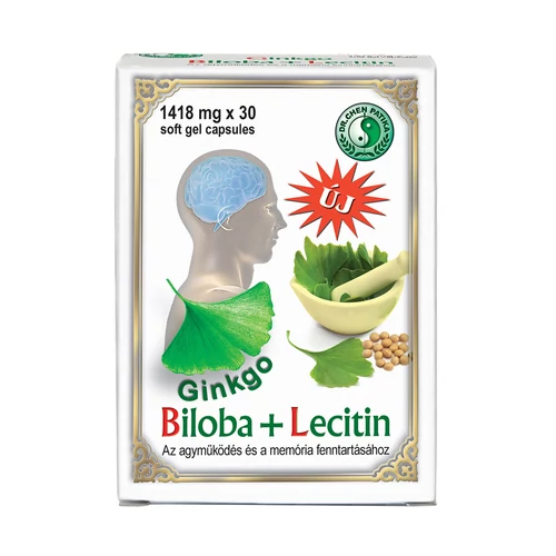 Dr. Chen Ginkgo biloba + lecitin kapszula - 30 db - Natur Reform