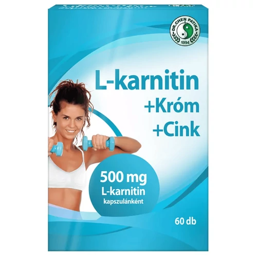 Dr. Chen L-karnitin 500 + króm + cink kapszula - 60 db - Natur Reform