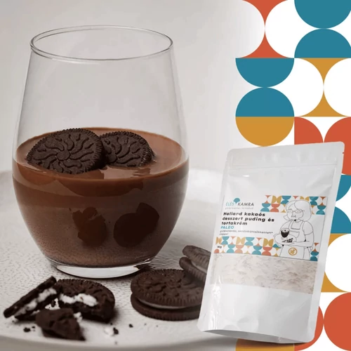 Éléskamra Holland kakaós desszert puding és tortakrém alappor szénhidrát csökkentett 60 g – Natur Reform