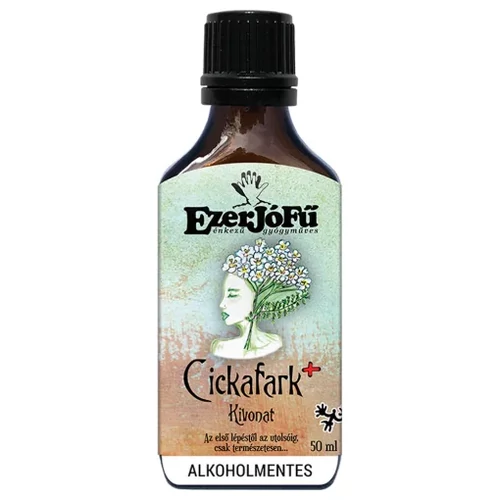 EzerJóFű Cickafark+ kivonat 50ml alkoholmentes, növényi glicerinnel