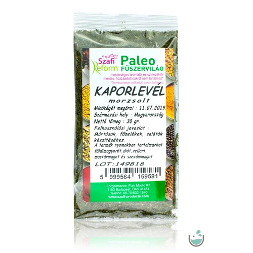 Szafi Reform paleo morzsolt kaporlevél 30 g