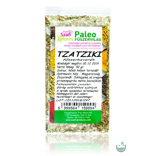 Szafi Reform paleo tzatziki fűszerkeverék 50 g