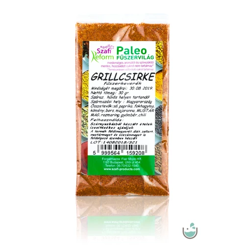 Szafi Reform paleo grillcsirke fűszerkeverék 30 g