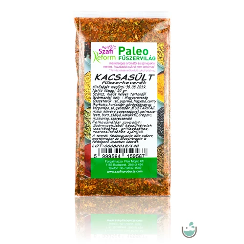 Szafi Reform paleo kacsasült fűszerkeverék 50 g