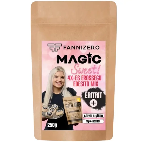 FANNIZERO MAGIC SWEET! 4X-ES ÉDESÍTŐ MIX EXTRÁKKAL 250 g - Natur Reform