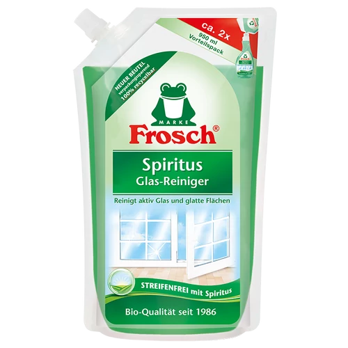 Frosch Ablaktisztító Spirituszos 950 ml utántöltő – Natur Reform