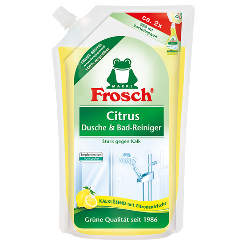 Frosch Fürdőszoba tisztító citrom 950 ml utántöltő – Natur Reform