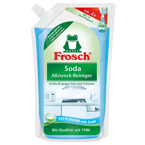 Frosch Konyhai tisztító szódás 950 ml utántöltő – Natur Reform