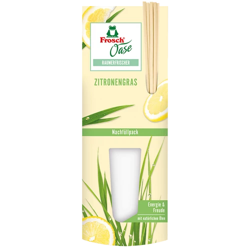 Frosch Oase légfrissítő Citromfűvel  90 ml utántöltő – Natur Reform