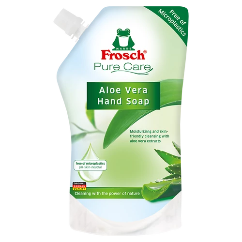 Frosch Folyékony szappan utántöltő Aloe Vera 500 ml – Natur Reform