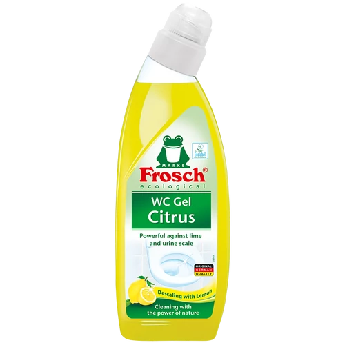 Frosch WC tisztító gél citromos 750 ml – Natur Reform