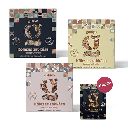 Gabiyo Köleses zabkása kóstoló csomag – Natur Reform
