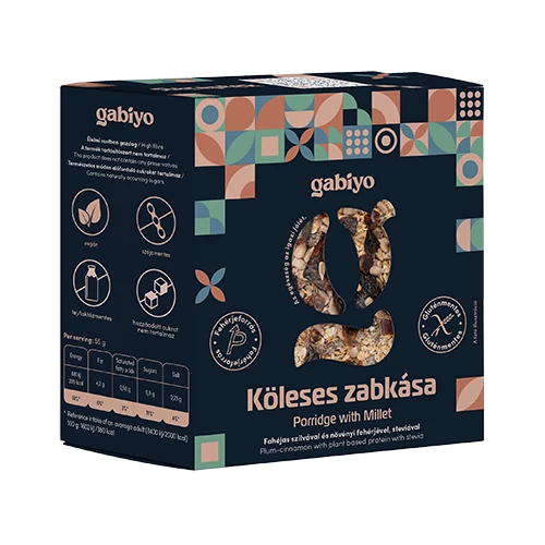 Gabiyo Köleses zabkása fahéjas szilva 275 g - Natur Reform