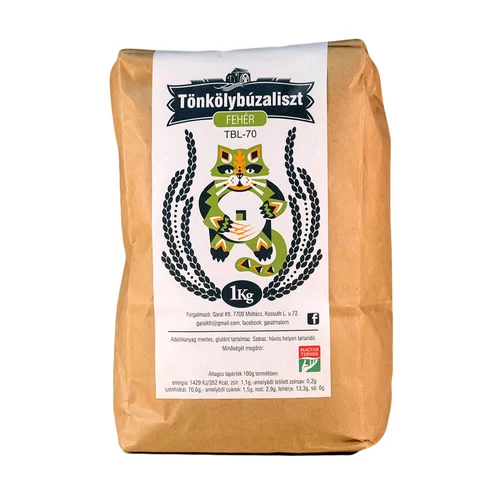 Garat Malom TBL-80– Tönkölybúzaliszt 1000 g - Natur Reform