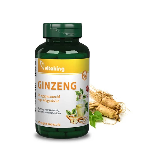 Vitaking Ginzeng kivonat - 90 db – Natur Reform