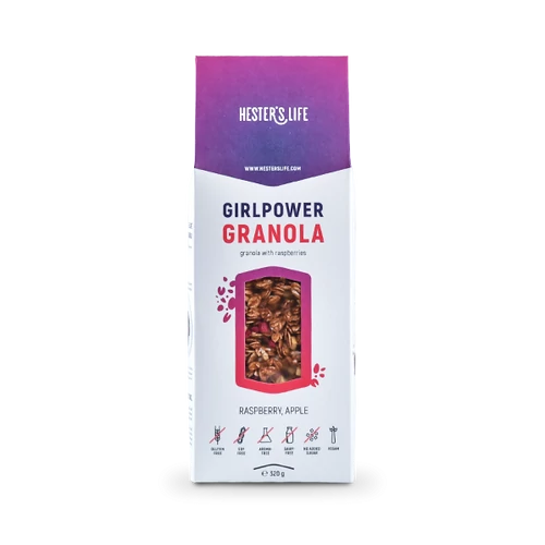 Hester's life girlpower granola - málnás granola 320 g