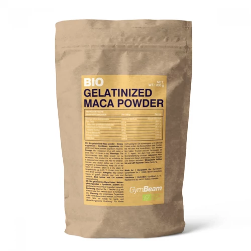 GymBeam Bio Zselatinizált Maca por 200 g