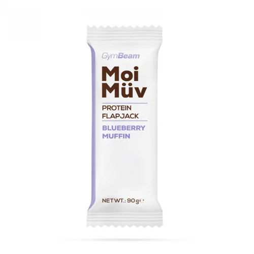 GymBeam MoiMüv fehérjés zabszelet Áfonyás Muffin 90 g
