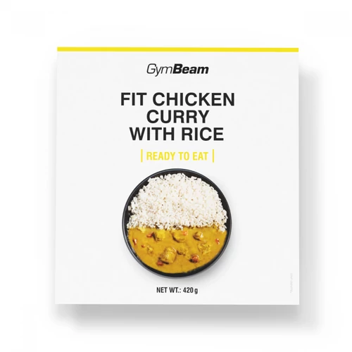 GymBeam FIT RTE Currys csirke rizzsel 420 g