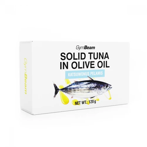 GymBeam Tonhal olívaolajban 120 g
