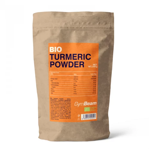 GymBeam BIO Kurkumapor 250 g