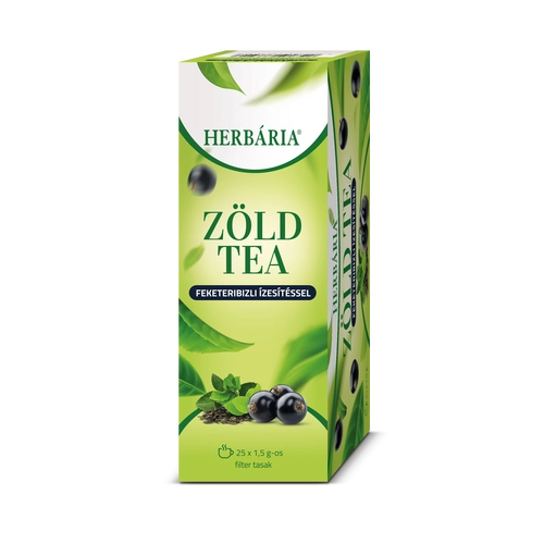 Herbária Zöld tea feketeribizli - Natur Reform