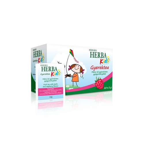 Herbária Herba Kids Málna ízű gyümölcstea gyógynövényekkel - Natur Reform