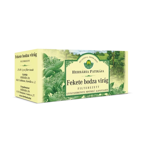 Herbária Fekete bodza virág (Sambuci flos) filteres - Natur Reform