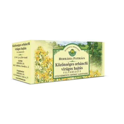 Herbária Közönséges orbáncfű virágos hajtás (Hyperici herba) filteres - Natur Reform